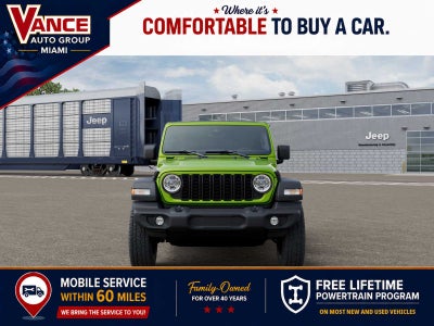 2026 Jeep Wrangler WRANGLER 4-DOOR SPORT S