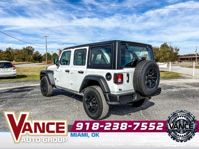 2026 Jeep Wrangler WRANGLER 4-DOOR SPORT