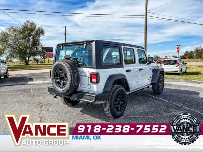 2026 Jeep Wrangler WRANGLER 4-DOOR SPORT