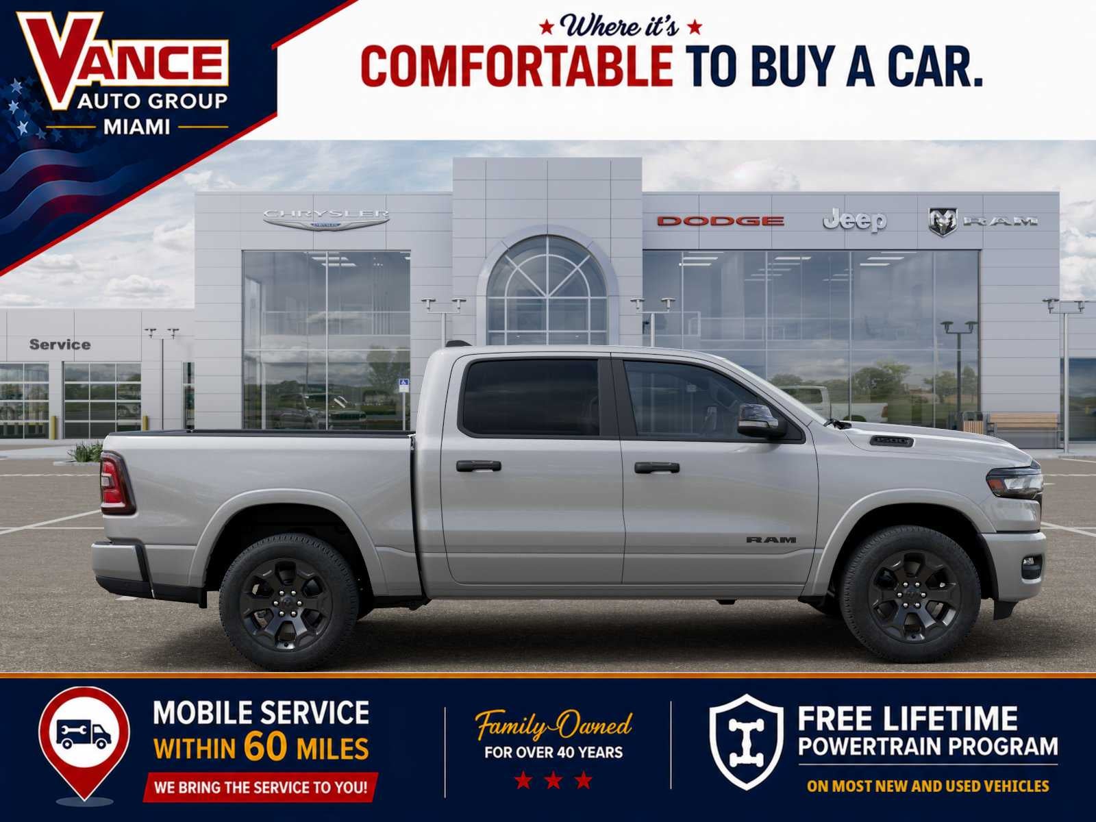 2027 RAM Ram 1500 RAM 1500 BIG HORN CREW CAB 4X4 5'7' BOX