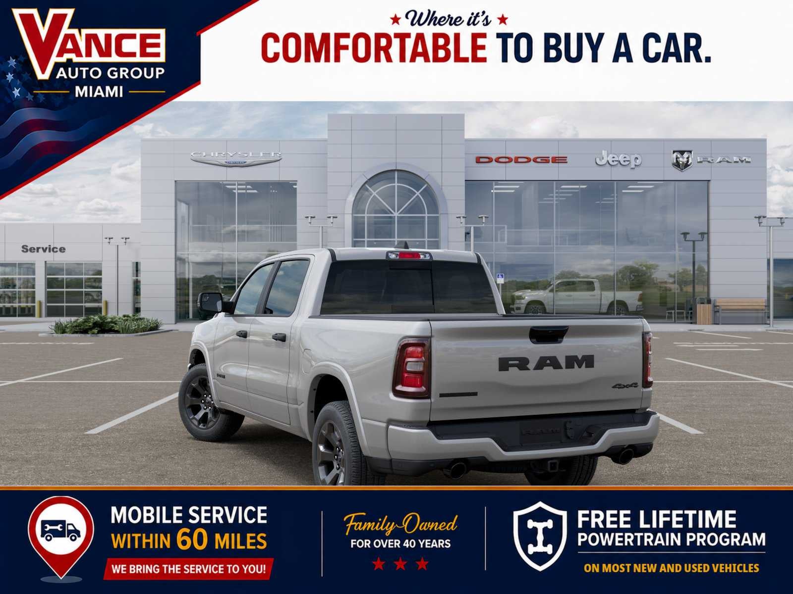 2027 RAM Ram 1500 RAM 1500 BIG HORN CREW CAB 4X4 5'7' BOX