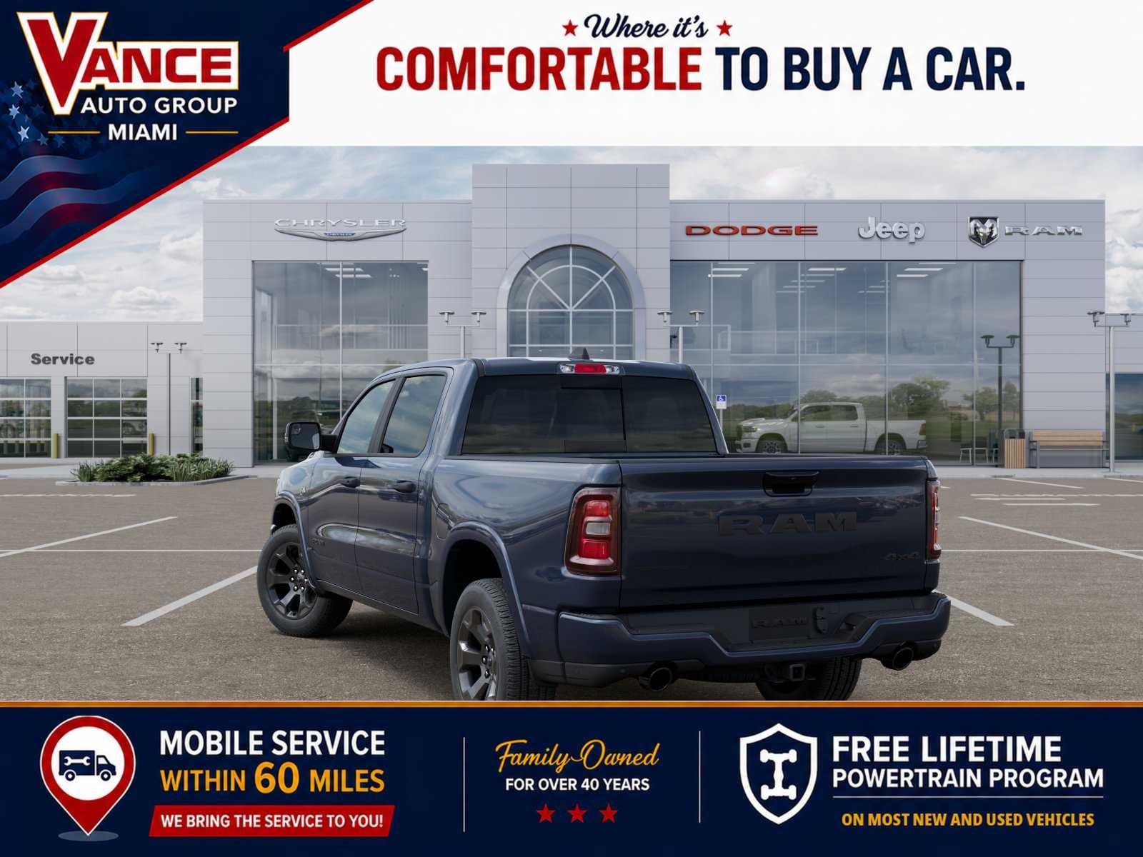 2026 RAM Ram 1500 RAM 1500 BIG HORN CREW CAB 4X4 5'7' BOX