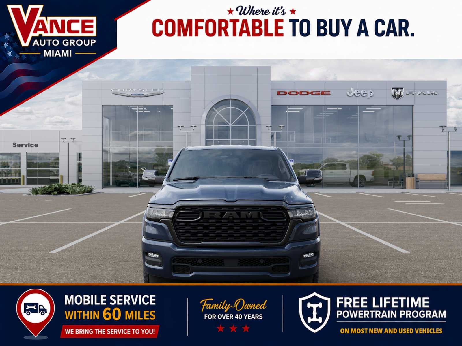 2026 RAM Ram 1500 RAM 1500 BIG HORN CREW CAB 4X4 5'7' BOX