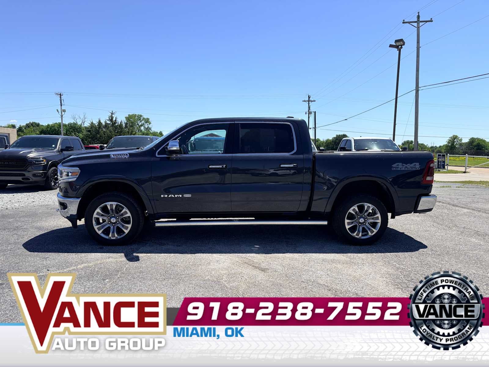 2020 RAM Ram 1500 Laramie Longhorn Crew Cab 4x4 5'7' Box