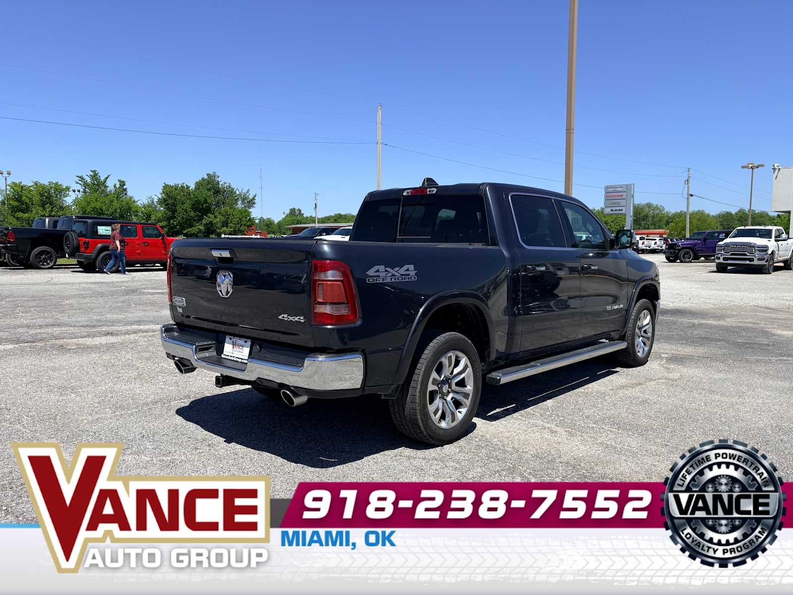 2020 RAM Ram 1500 Laramie Longhorn Crew Cab 4x4 5'7' Box