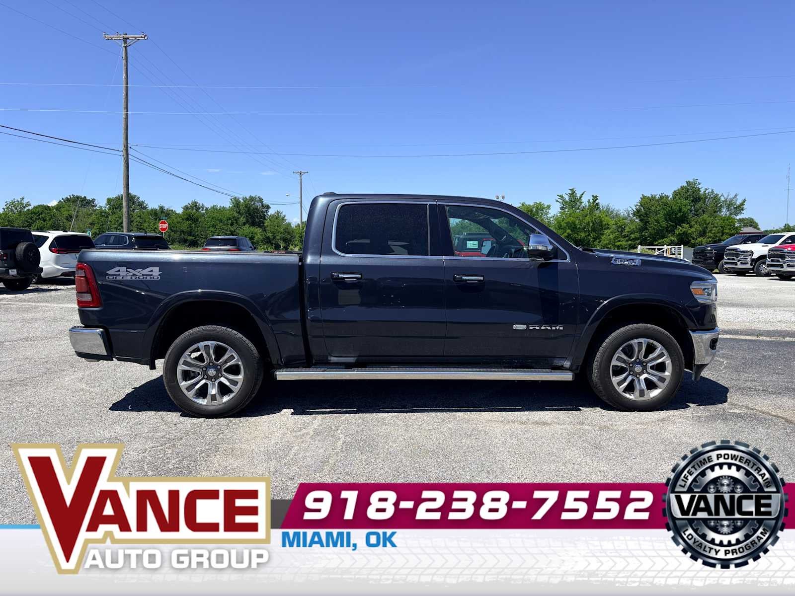 2020 RAM Ram 1500 Laramie Longhorn Crew Cab 4x4 5'7' Box