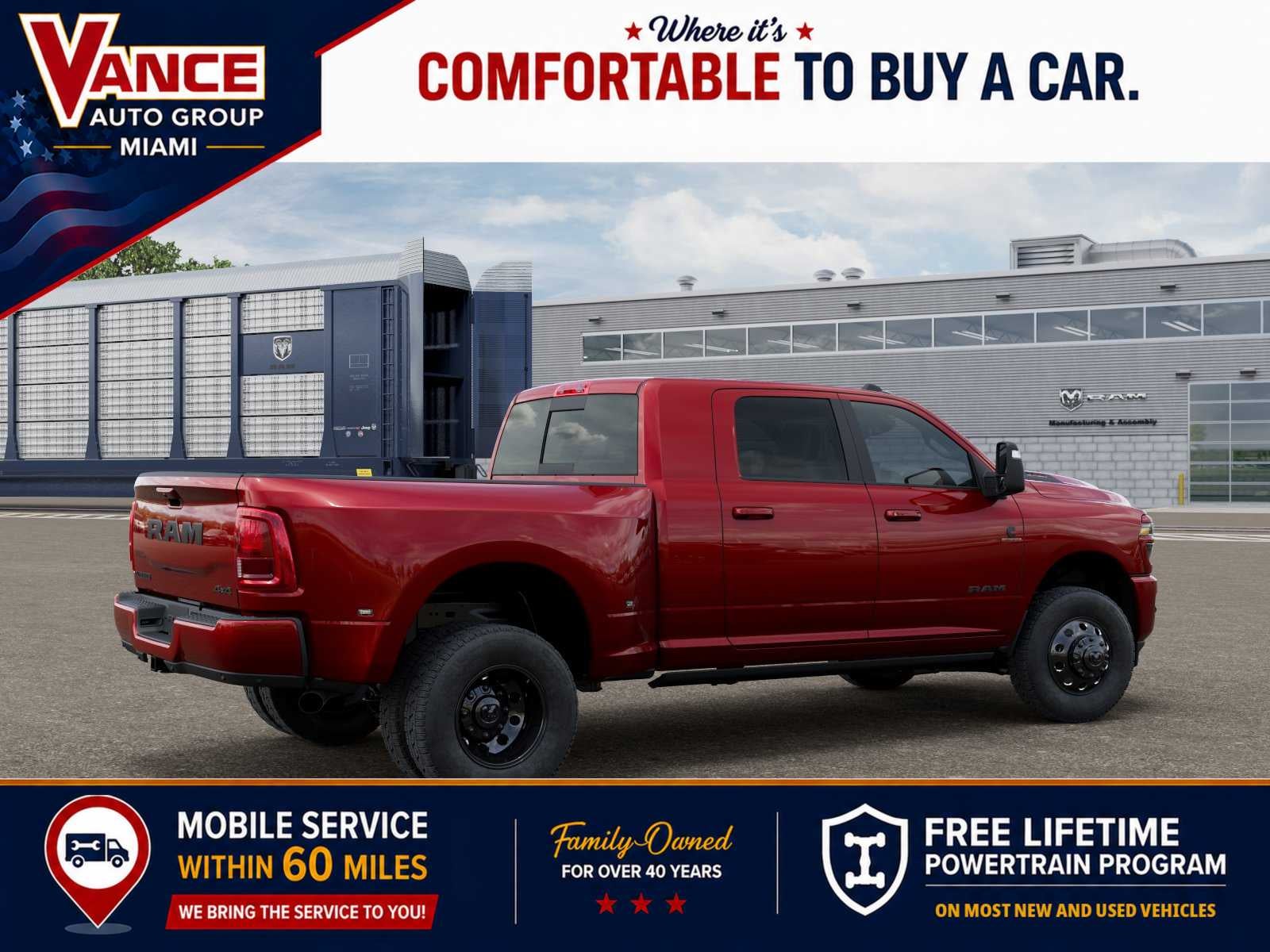 2027 RAM Ram 3500 RAM 3500 LARAMIE MEGA CAB 4X4 6'4' BOX