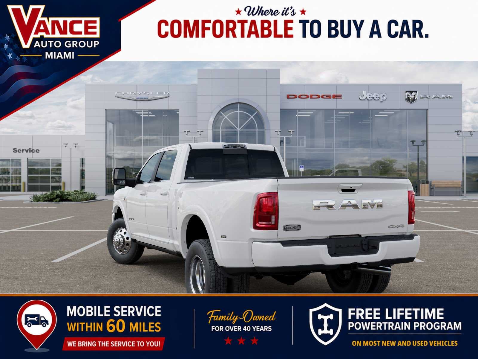 2027 RAM Ram 3500 RAM 3500 LIMITED LONGHORN CREW CAB 4X4 8' BOX