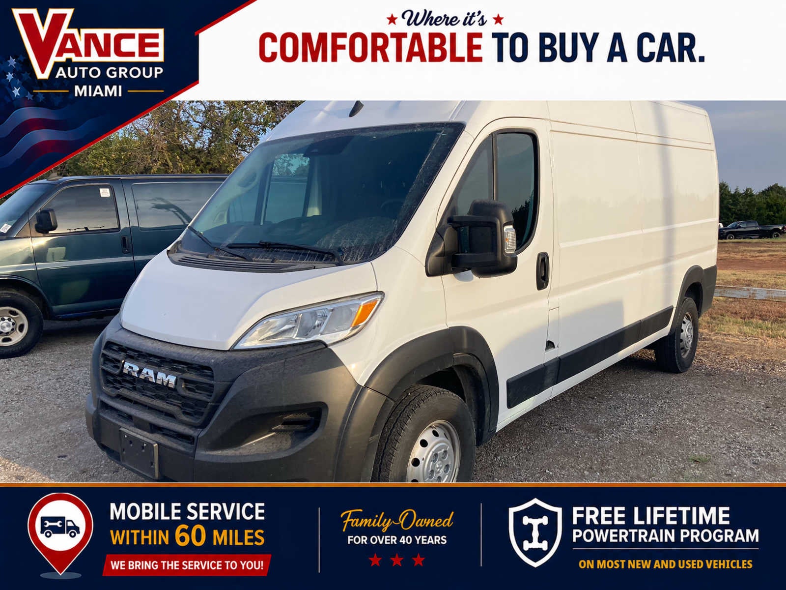 2023 RAM ProMaster 2500 Cargo Van High Roof 159' WB