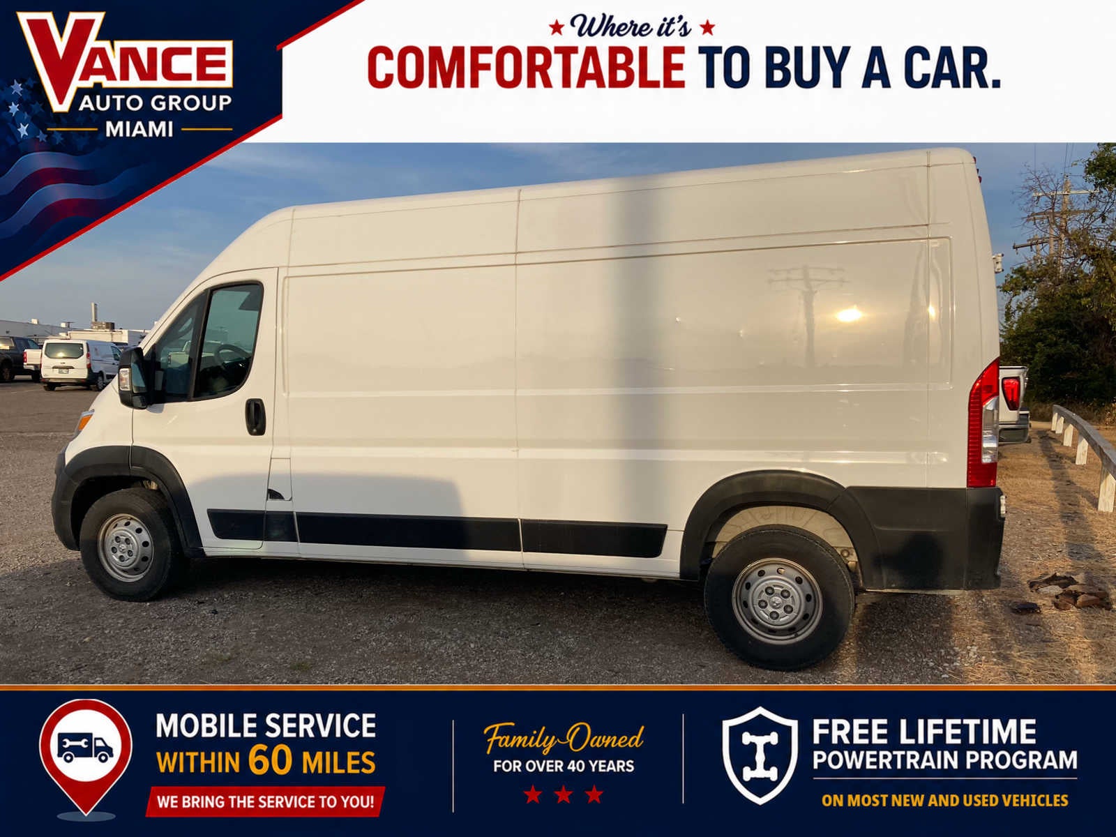 2023 RAM ProMaster 2500 Cargo Van High Roof 159' WB