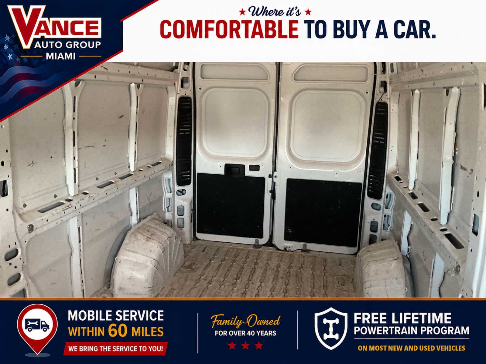 2023 RAM ProMaster 2500 Cargo Van High Roof 159' WB