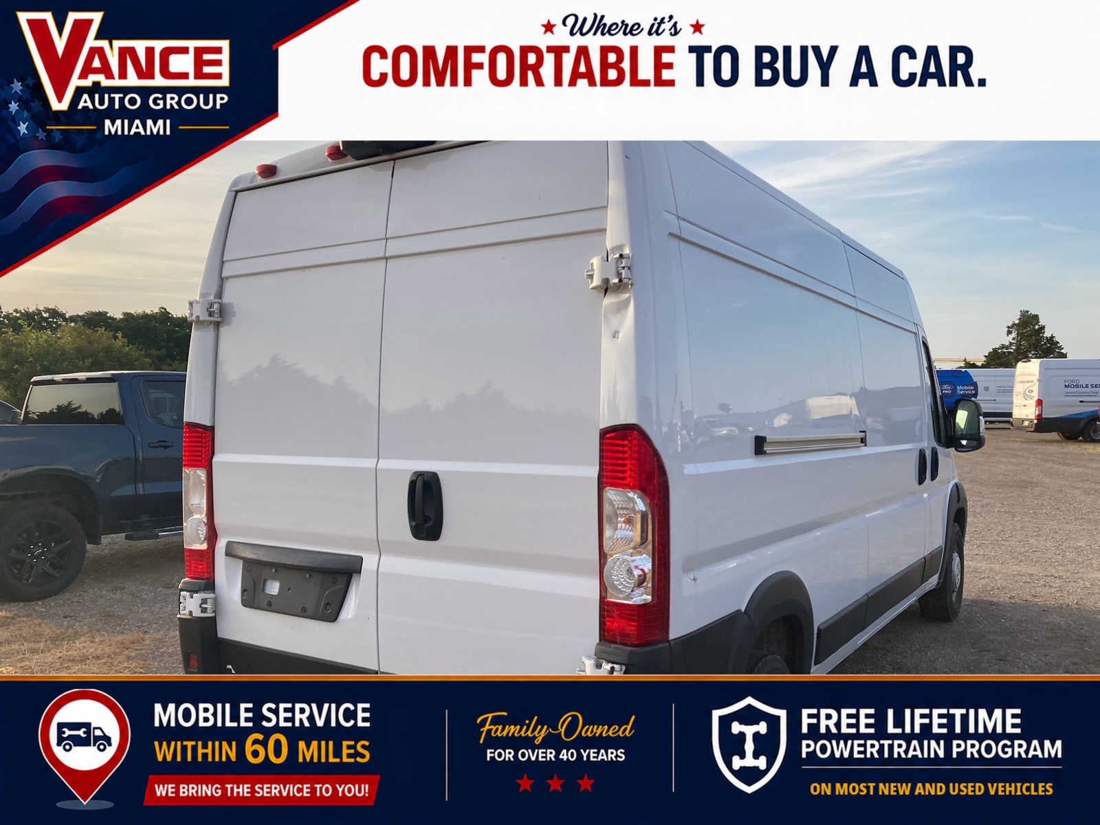 2023 RAM ProMaster 2500 Cargo Van High Roof 159' WB