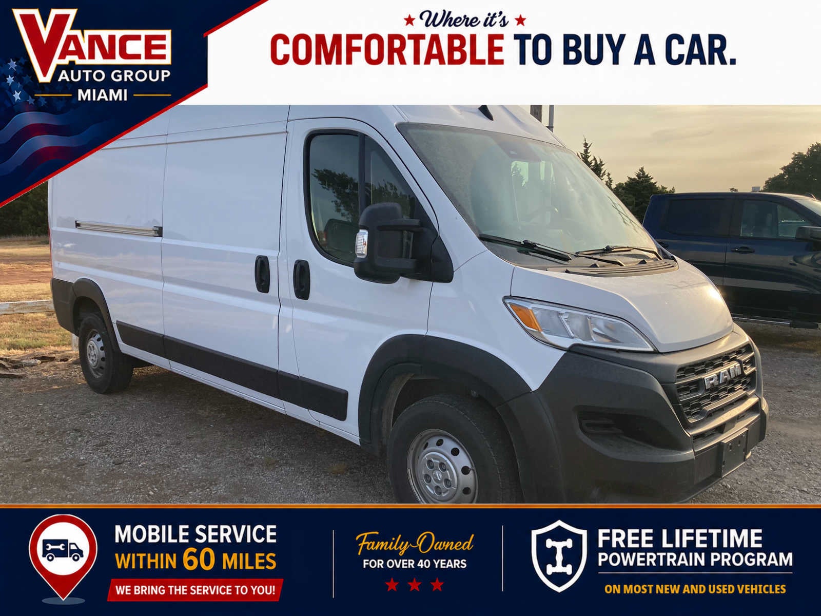 2023 RAM ProMaster 2500 Cargo Van High Roof 159' WB