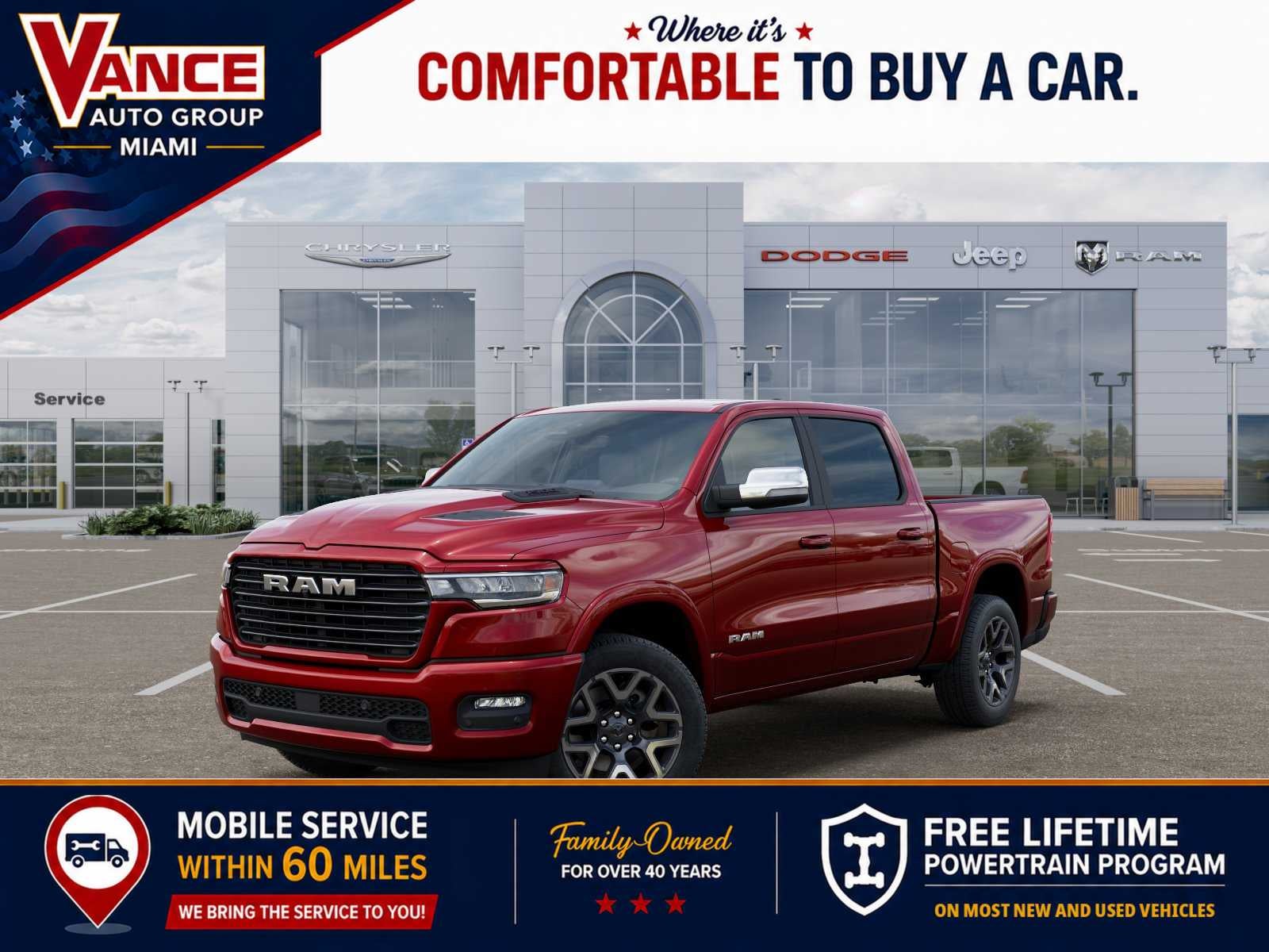 2026 RAM Ram 1500 RAM 1500 LARAMIE CREW CAB 4X4 5'7' BOX