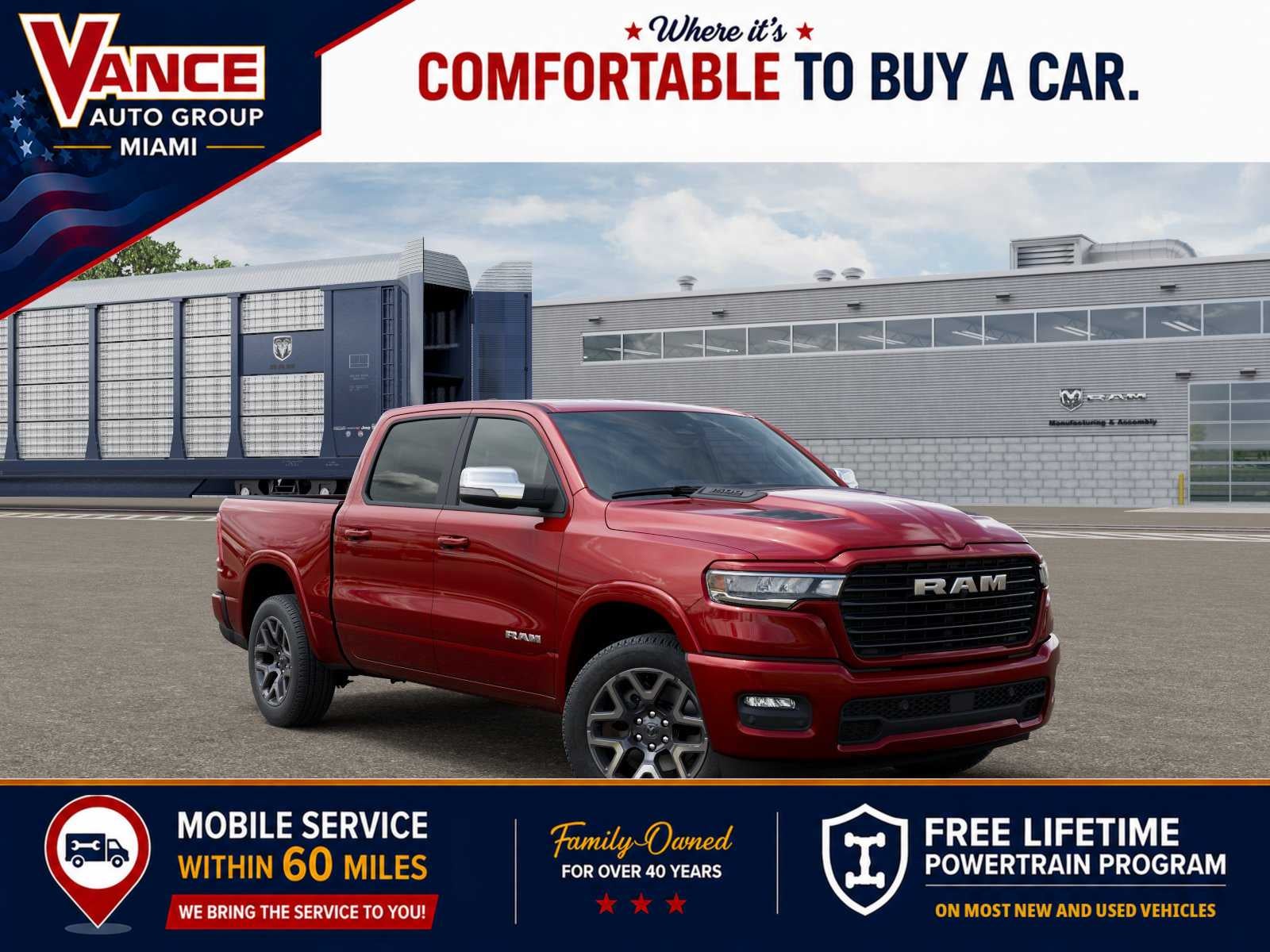 2026 RAM Ram 1500 RAM 1500 LARAMIE CREW CAB 4X4 5'7' BOX