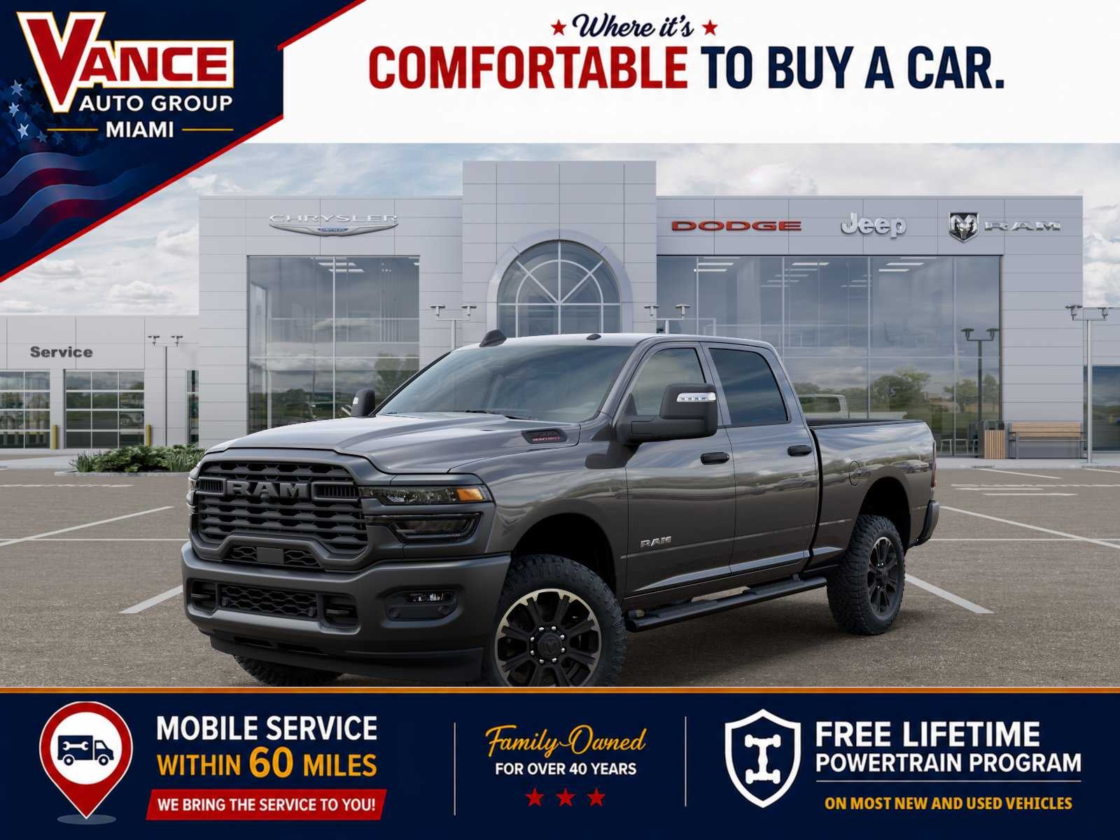 2027 RAM Ram 2500 RAM 2500 WARLOCK CREW CAB 4X4 6'4' BOX