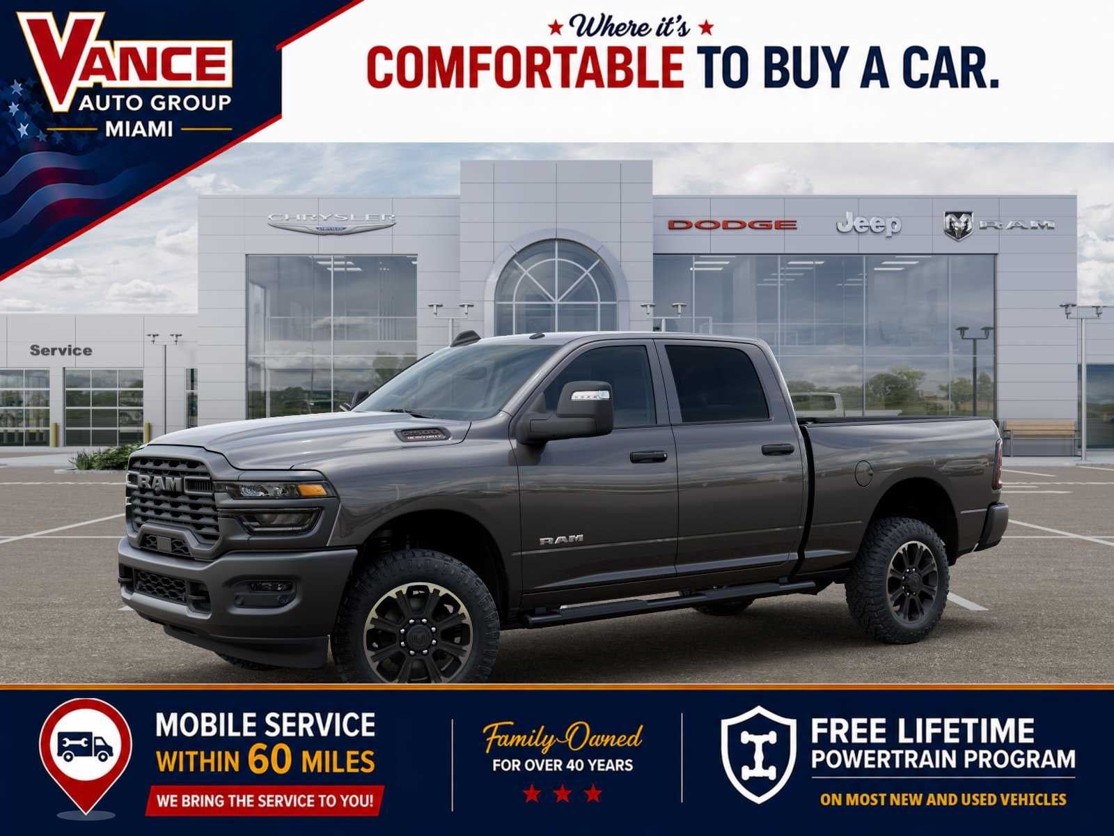 2027 RAM Ram 2500 RAM 2500 WARLOCK CREW CAB 4X4 6'4' BOX
