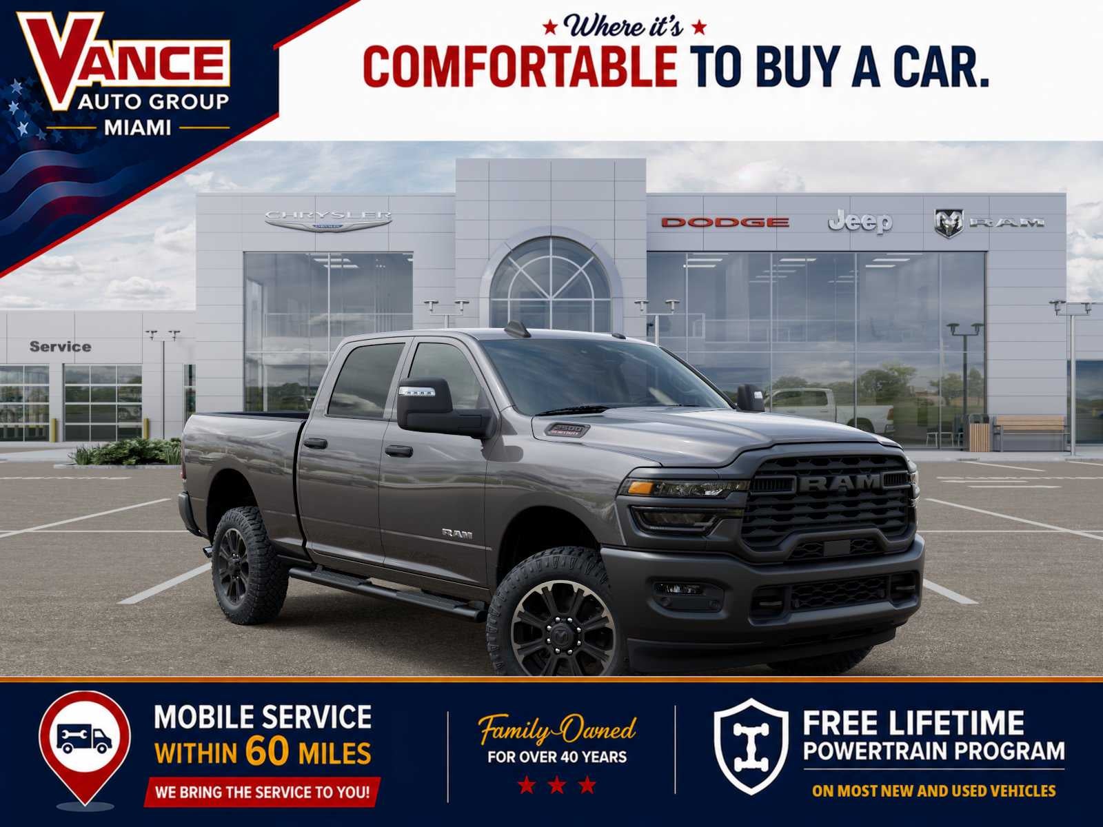 2027 RAM Ram 2500 RAM 2500 WARLOCK CREW CAB 4X4 6'4' BOX
