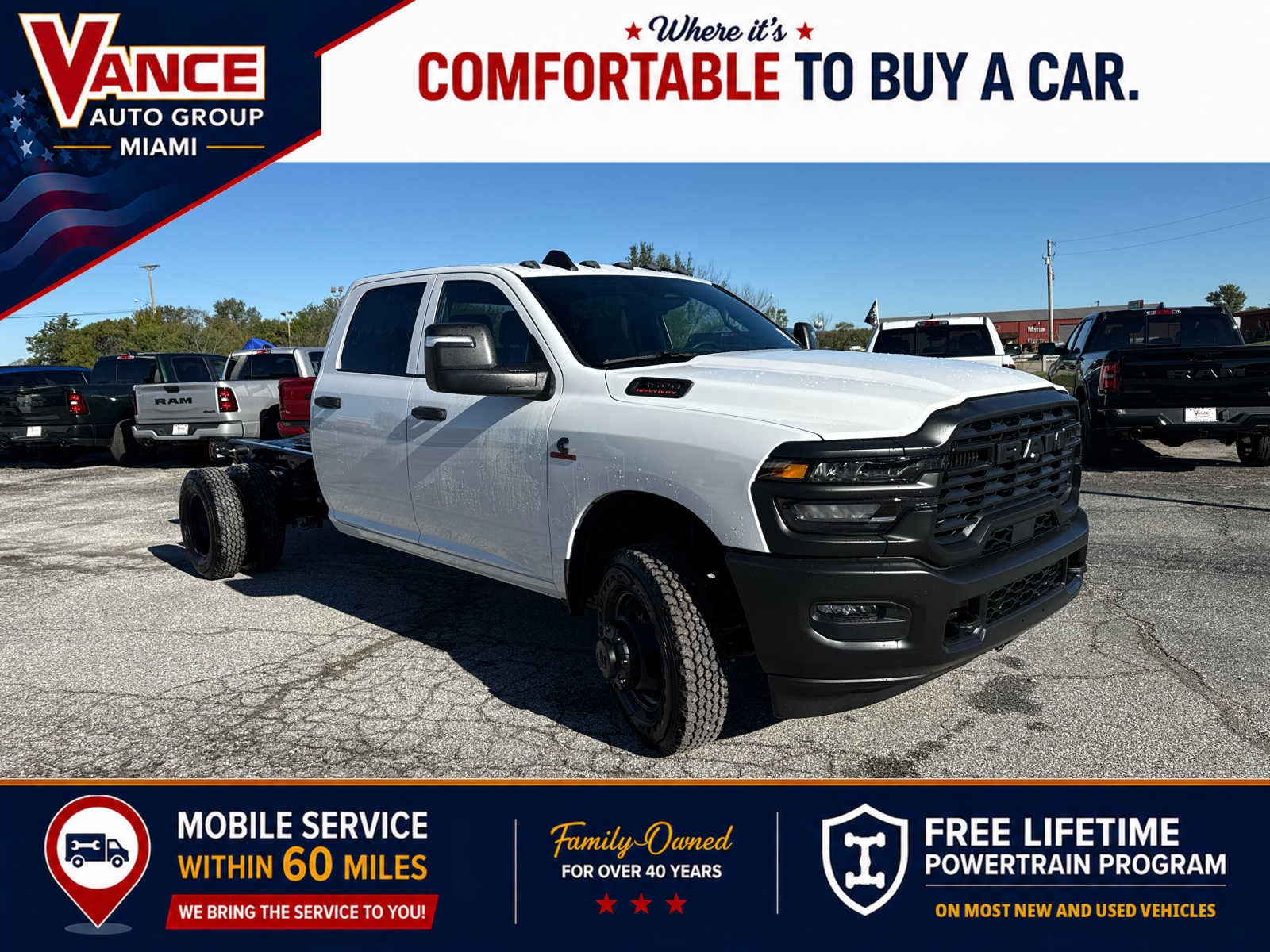 2027 RAM Ram 3500 Chassis Cab RAM 3500 TRADESMAN CREW CAB CHASSIS 4X4 60' CA