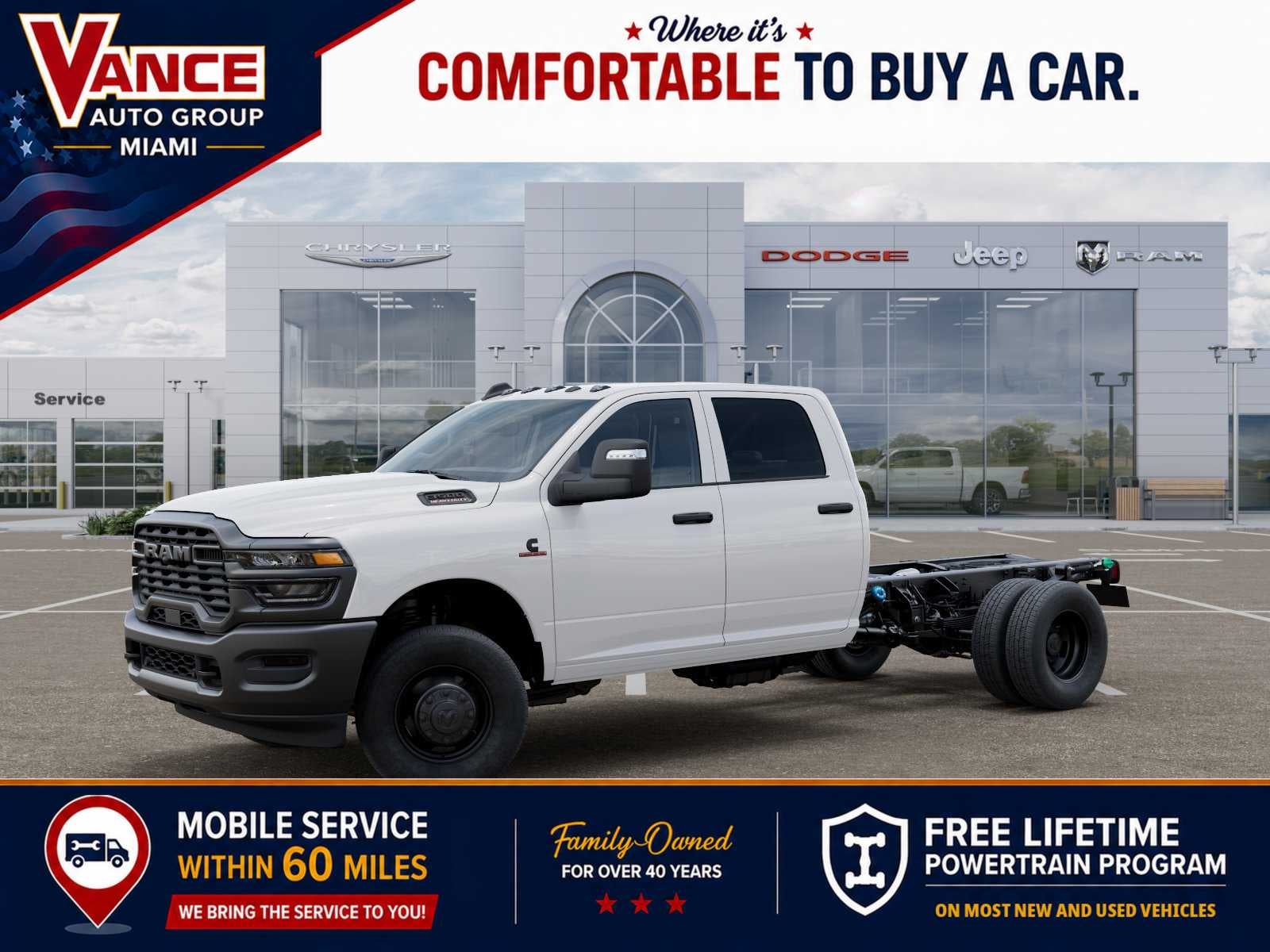 2027 RAM Ram 3500 Chassis Cab RAM 3500 TRADESMAN CREW CAB CHASSIS 4X4 60' CA