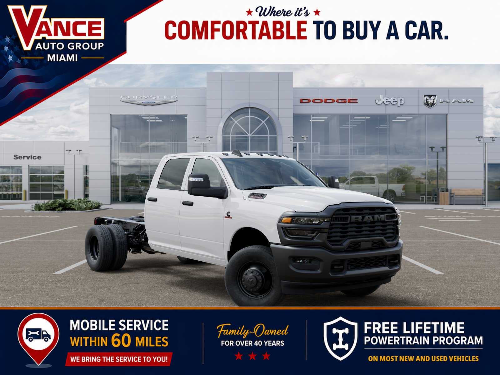 2027 RAM Ram 3500 Chassis Cab RAM 3500 TRADESMAN CREW CAB CHASSIS 4X4 60' CA