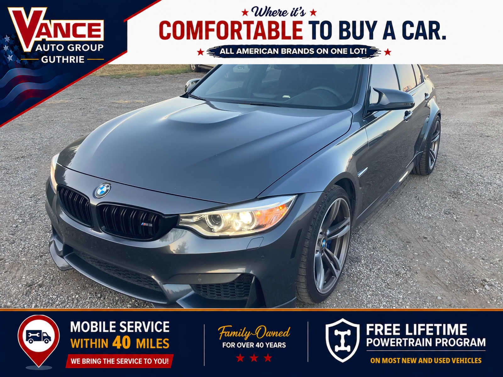 2015 BMW M3 4dr Sdn