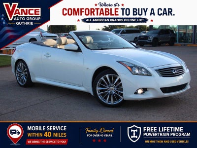 2014 INFINITI Q60 Convertible Base
