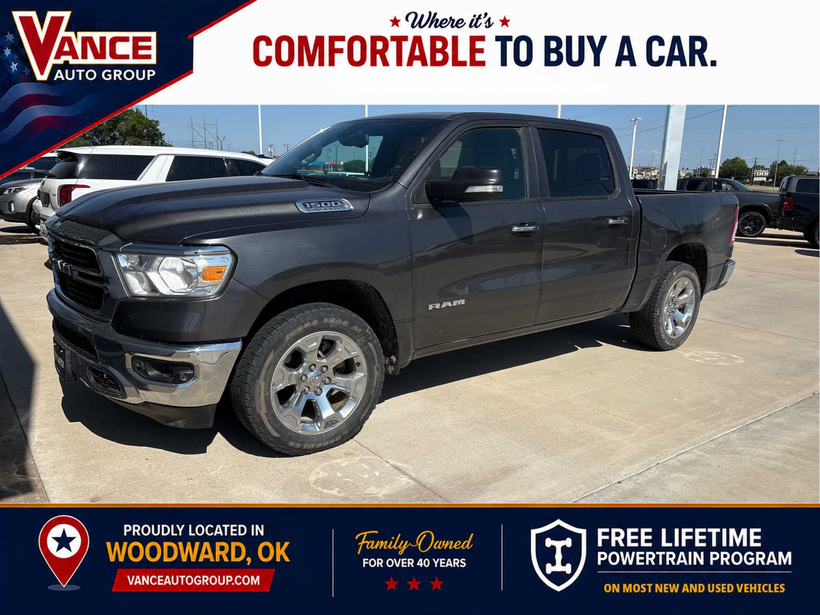 2019 RAM Ram 1500 Big Horn/Lone Star Crew Cab 4x4 5'7' Box