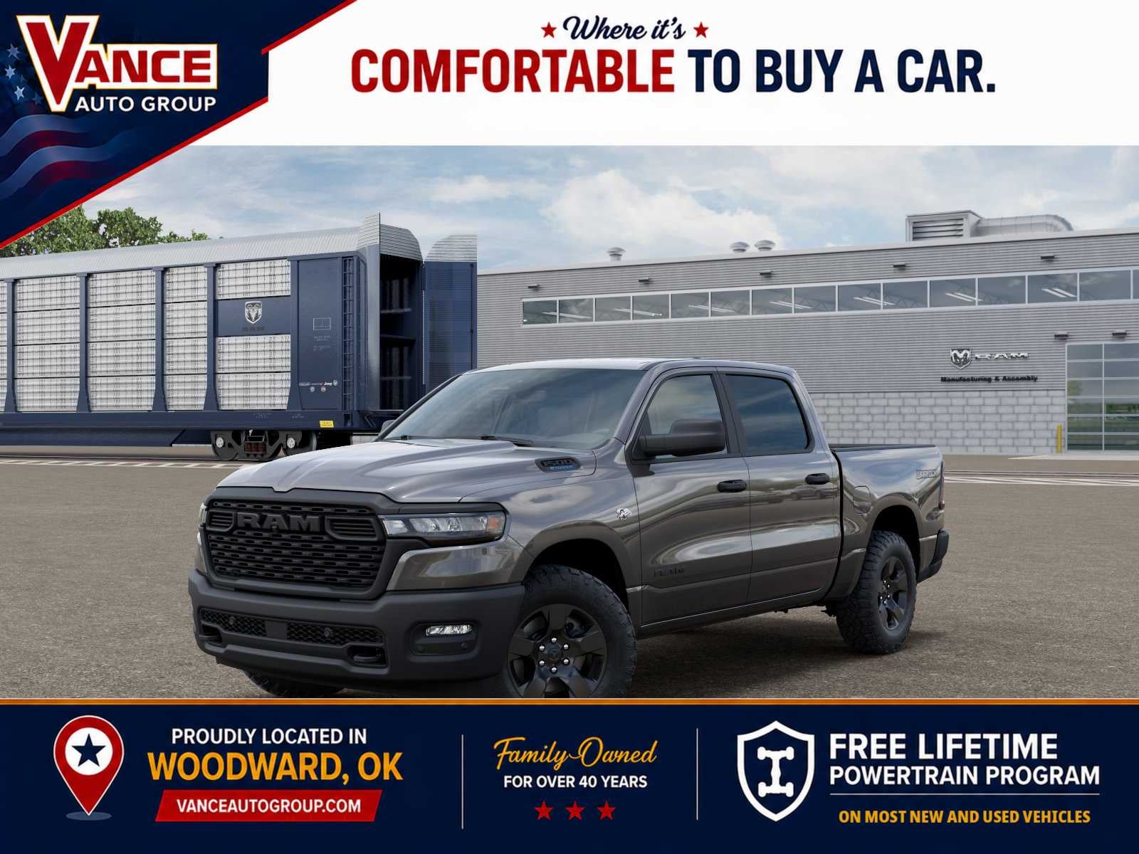 2026 RAM Ram 1500 RAM 1500 WARLOCK CREW CAB 4X4 5'7' BOX