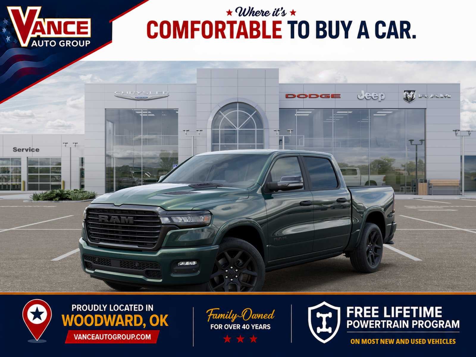 2026 RAM Ram 1500 RAM 1500 LARAMIE CREW CAB 4X4 5'7' BOX
