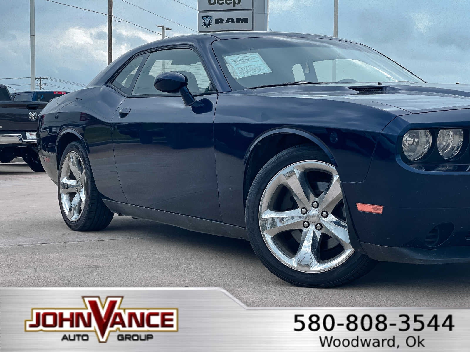 Used 2014 Dodge Challenger SXT with VIN 2C3CDYAGXEH133366 for sale in Woodward, OK