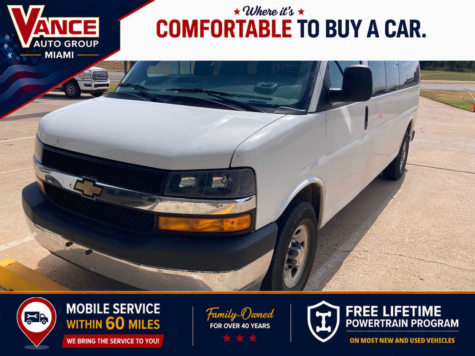 2025 Chevrolet Express Passenger LT